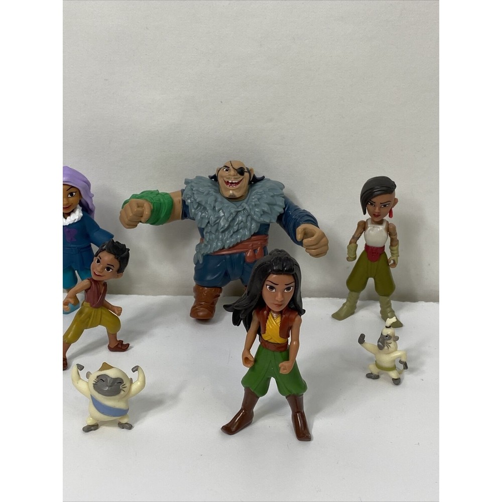 Hasbro Raya And The Last Dragon Kumandra Story Play Set Figures Cake Topper - Picture 3 of 5